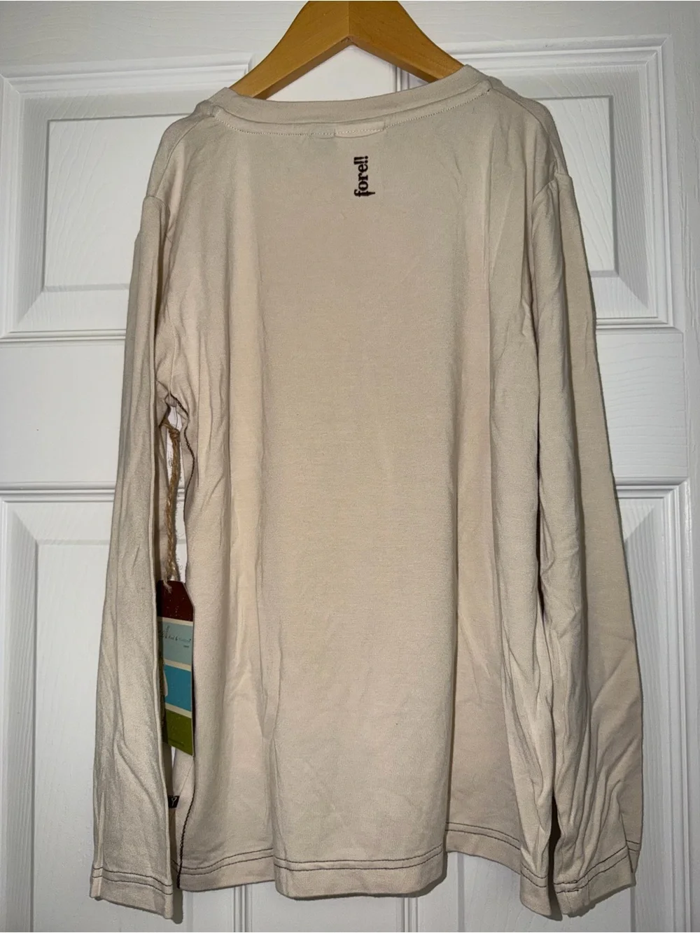 NWT Axel & Hudson Boys Lion Crest Long Sleeve Tee | Cream